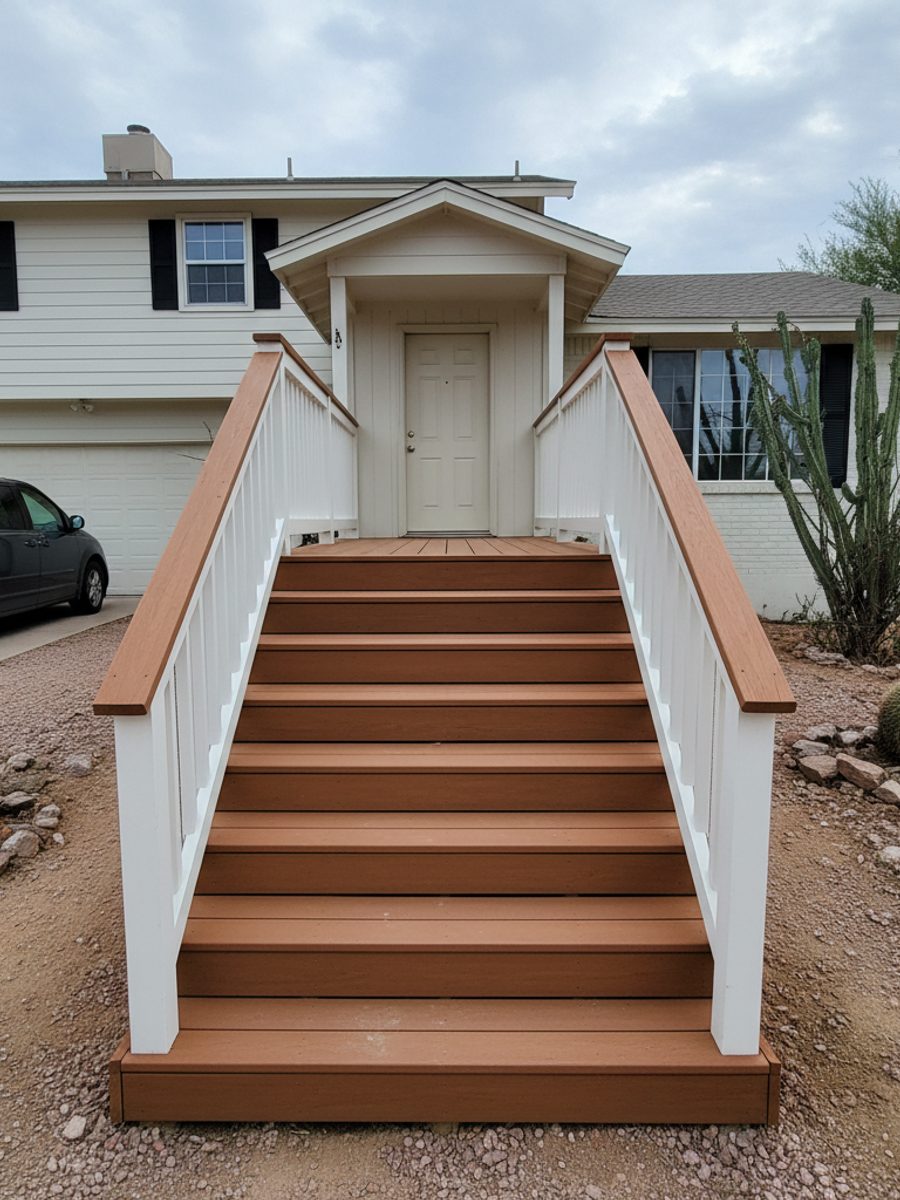Custom Deck Design completed by Western Deck Solutions in Gilbert, AZ