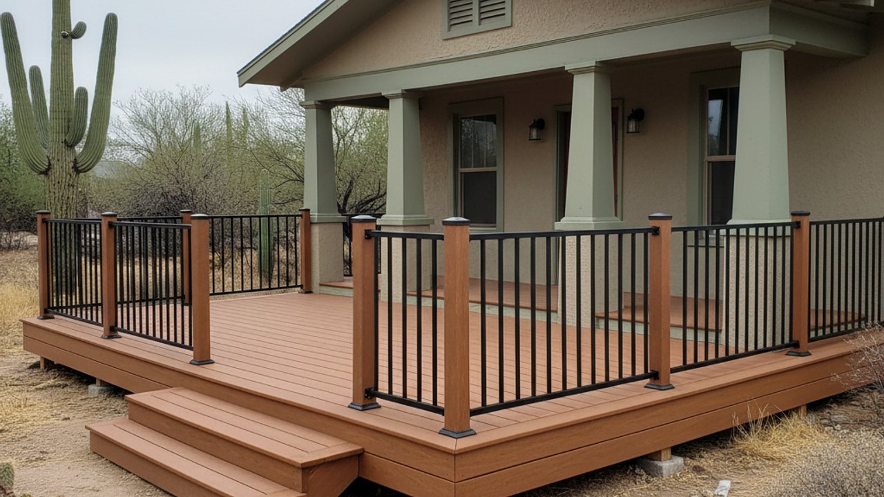 Deck Railing Installation completed by Western Deck Solutions in Scottsdale, AZ