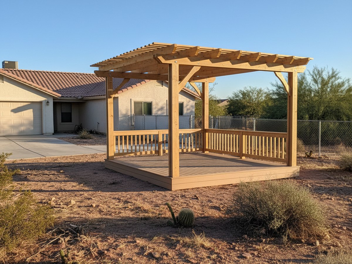 Composite Decking completed by Western Deck Solutions in Glendale, AZ